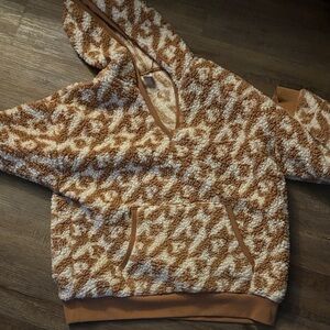 Victoria's Secret Brown and Cream Teddy Jacket